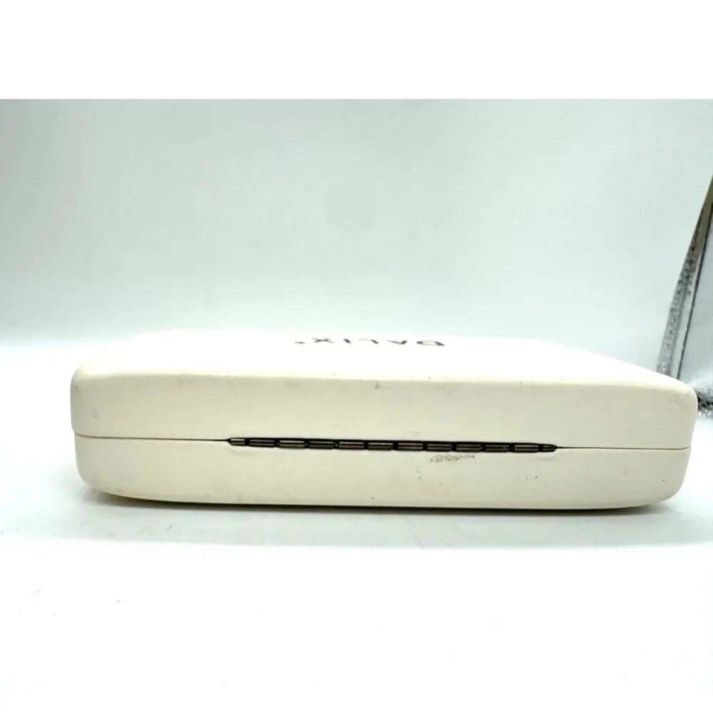 Dalix White Hardshell Clam Case Eyeglasses or Sunglasses